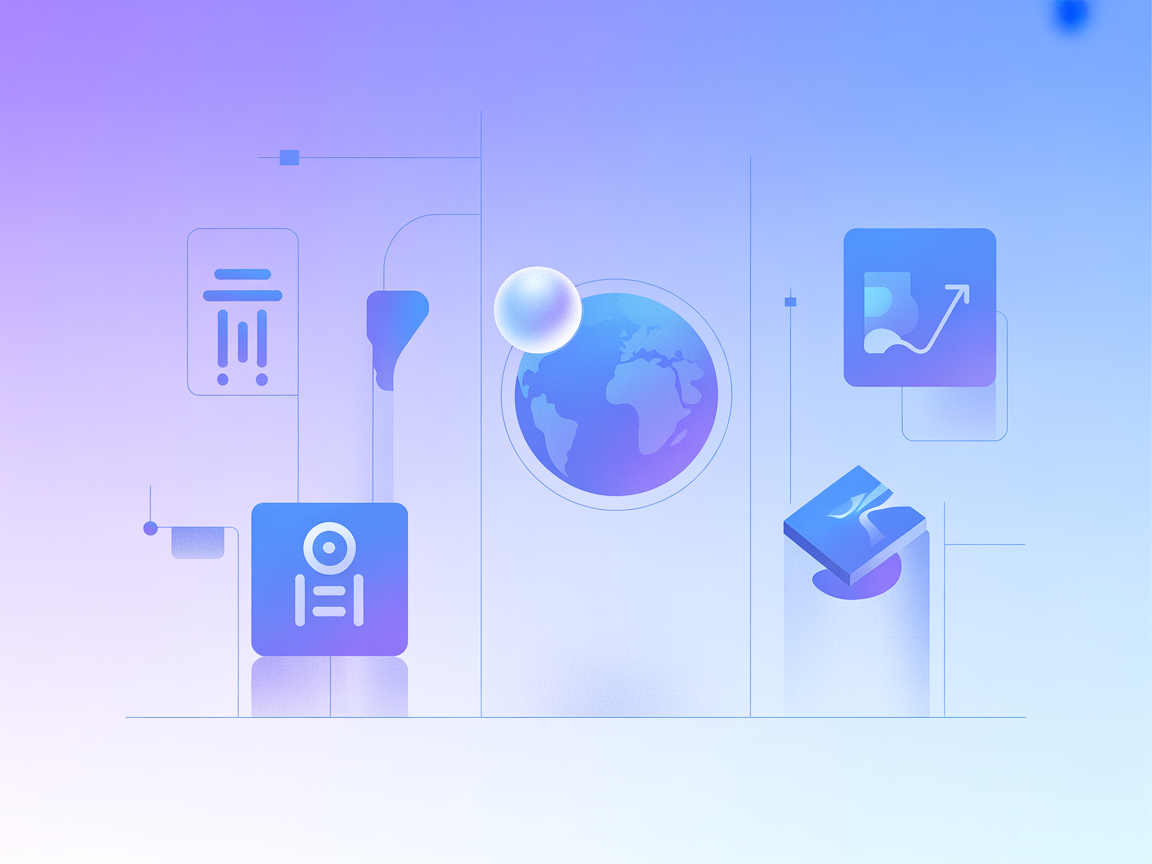 Ilustração vetorial minimalista SaaS para gerenciamento de arquivos Box