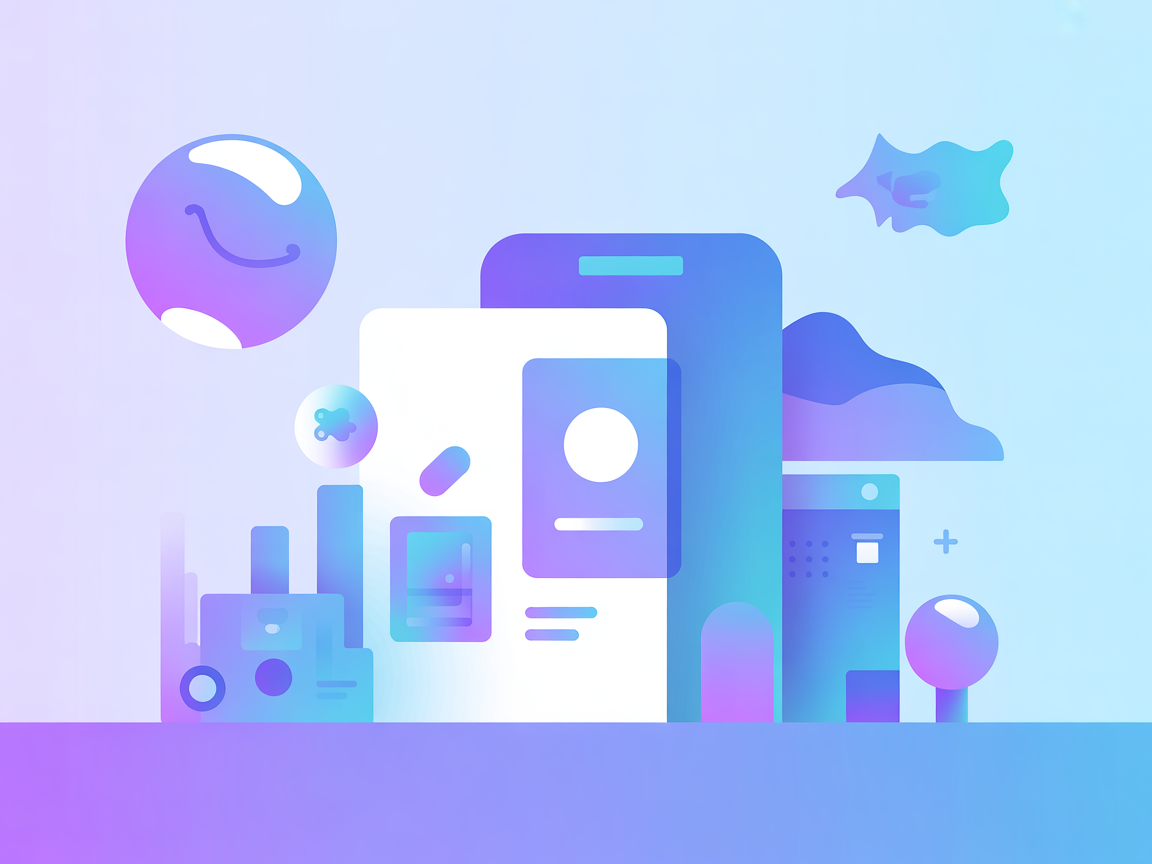 Minimalist vector of AI integrating with Raindrop.io bookmarks