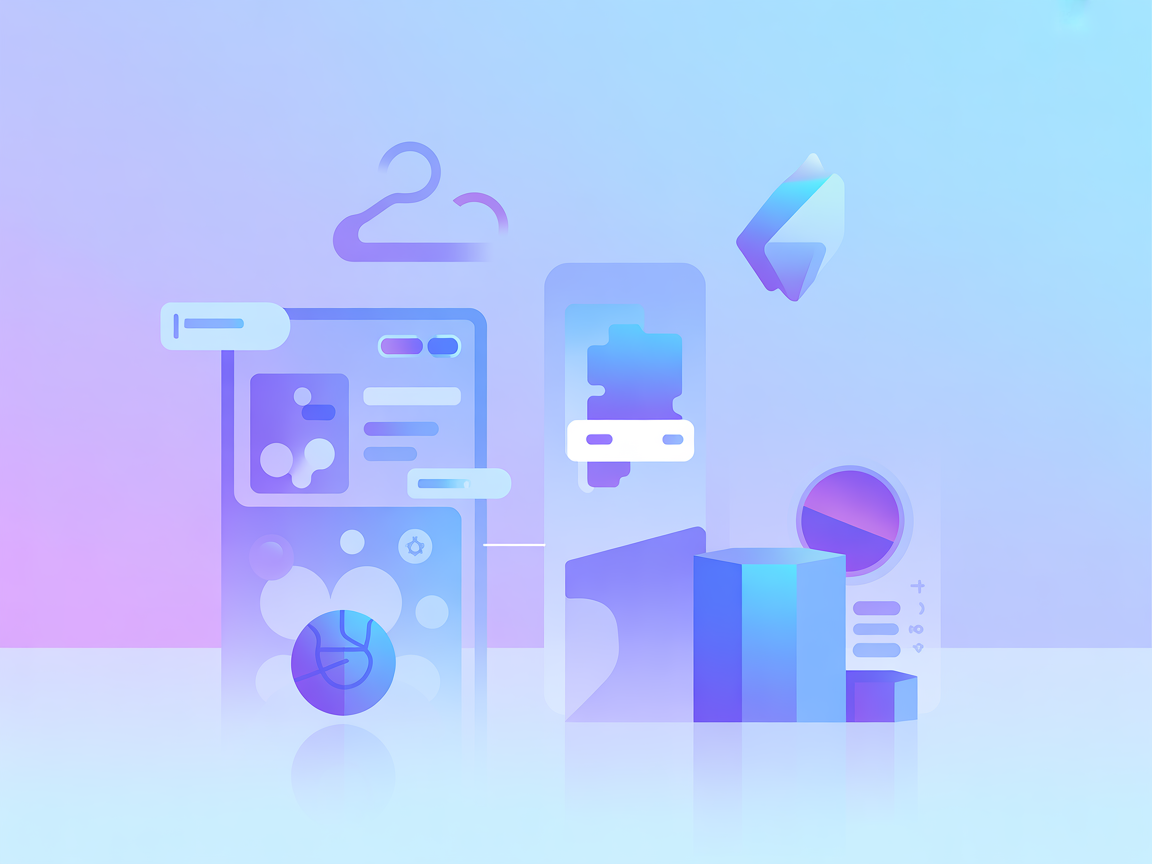 安全可扩展的数据 SaaS 插画