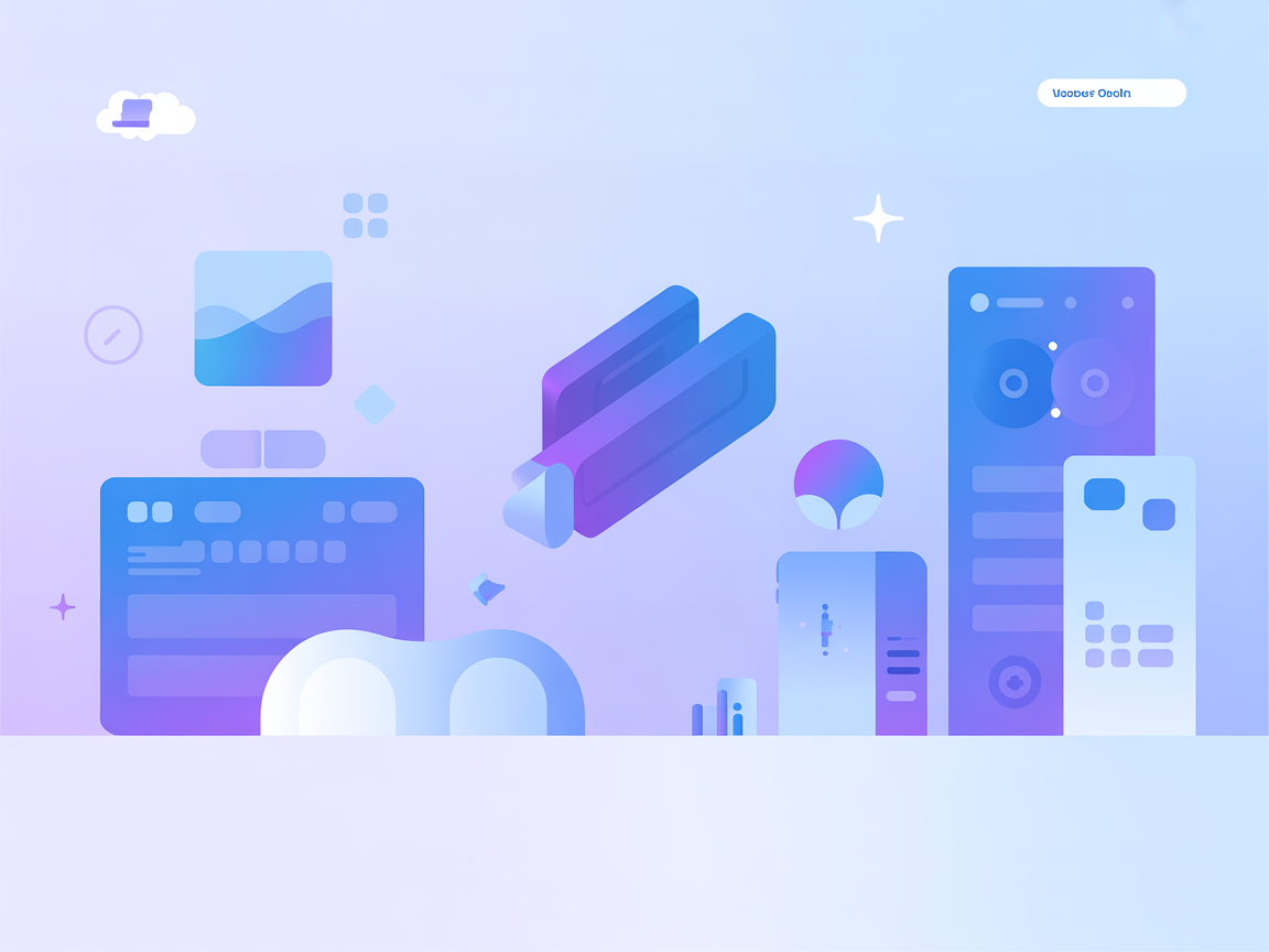 Minimalistische illustratie van blockchain-integratie