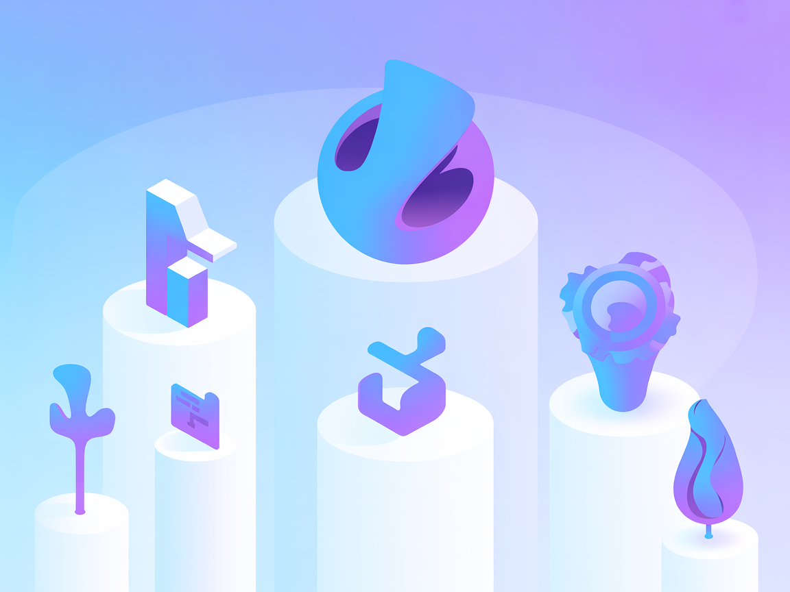 Ilustración minimalista de un agente de IA automatizando operaciones blockchain