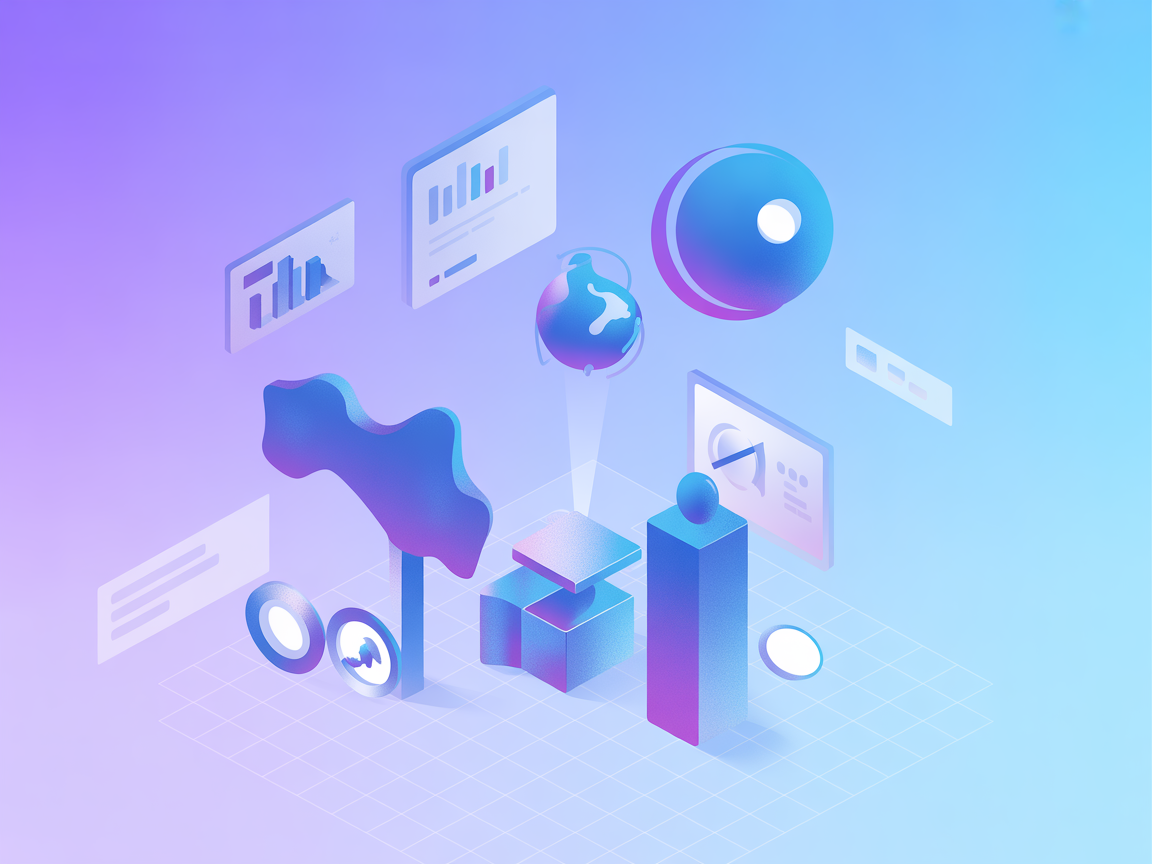 Minimalistische SaaS vectorafbeelding die de integratie van Shortcut MCP-server weergeeft