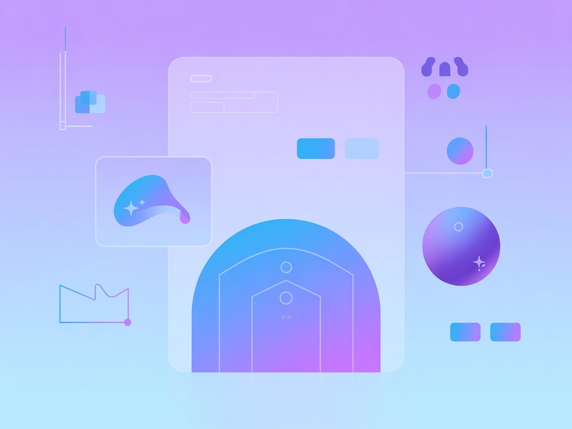 Minimalistische vectorobjecten die de ClickHouse MCP-integratie voorstellen