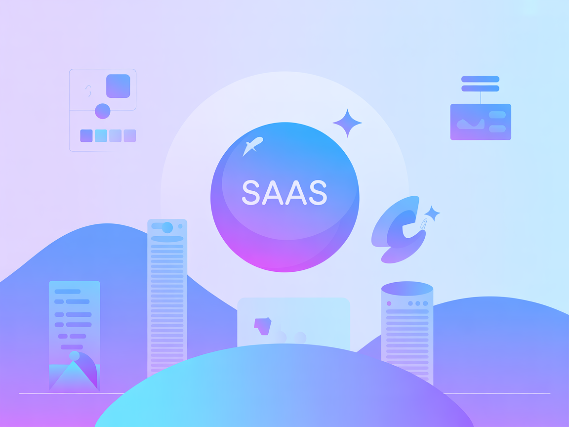 Ilustración minimalista de integraciones de IA y productividad