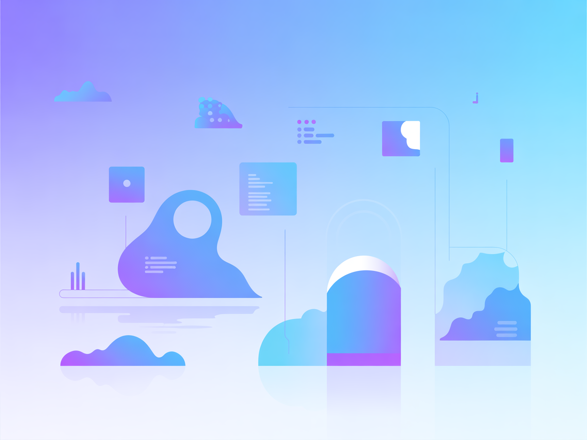 Minimalistische vectorillustratie van Python REPL-omgevingsautomatisering