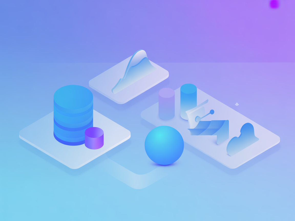 Minimalistische vector die API-groepering en beveiligde instellingen weergeeft