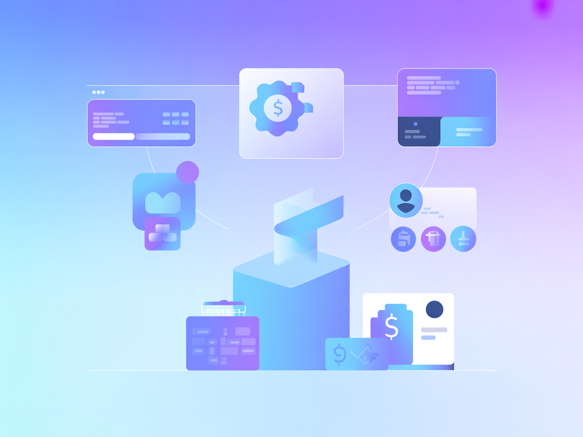 توضيح متجه لمعالجة المدفوعات والتدقيق