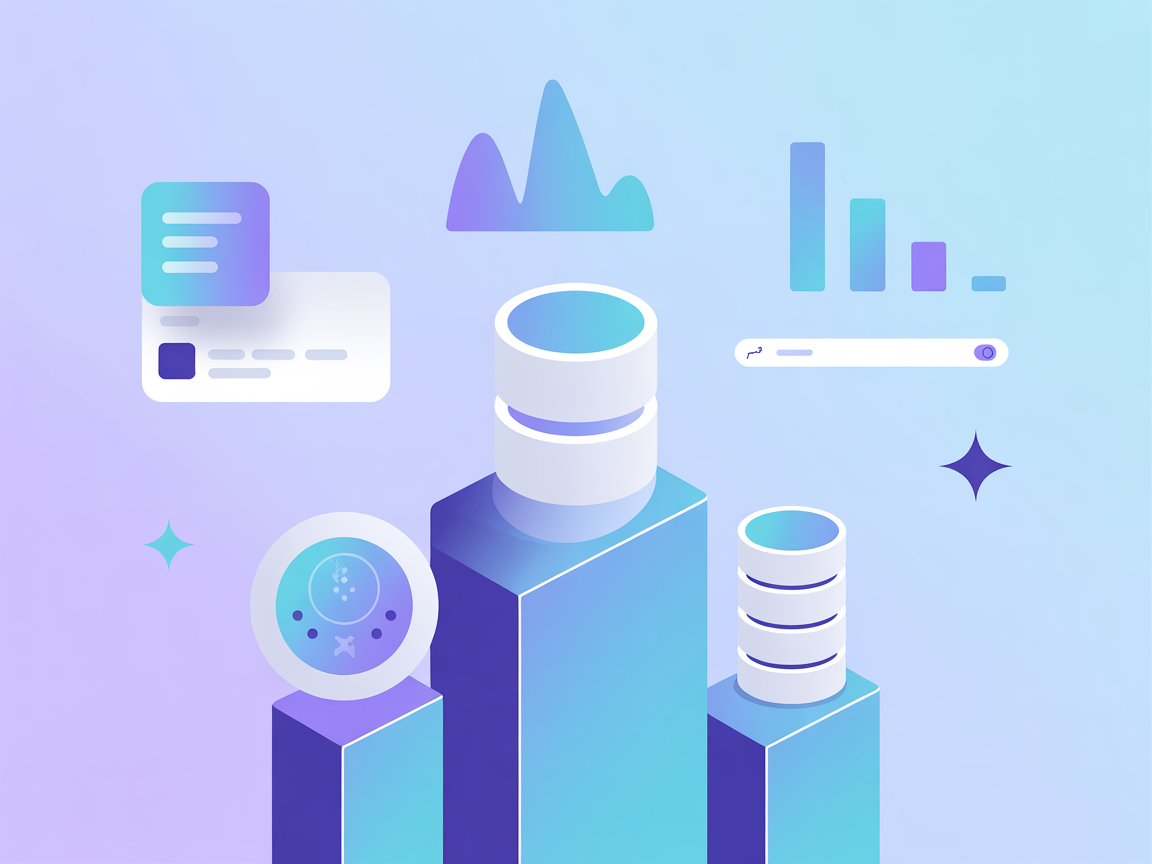 Minimalistický SaaS vektor zobrazujúci integráciu AI asistenta s OpenSearch klastrom