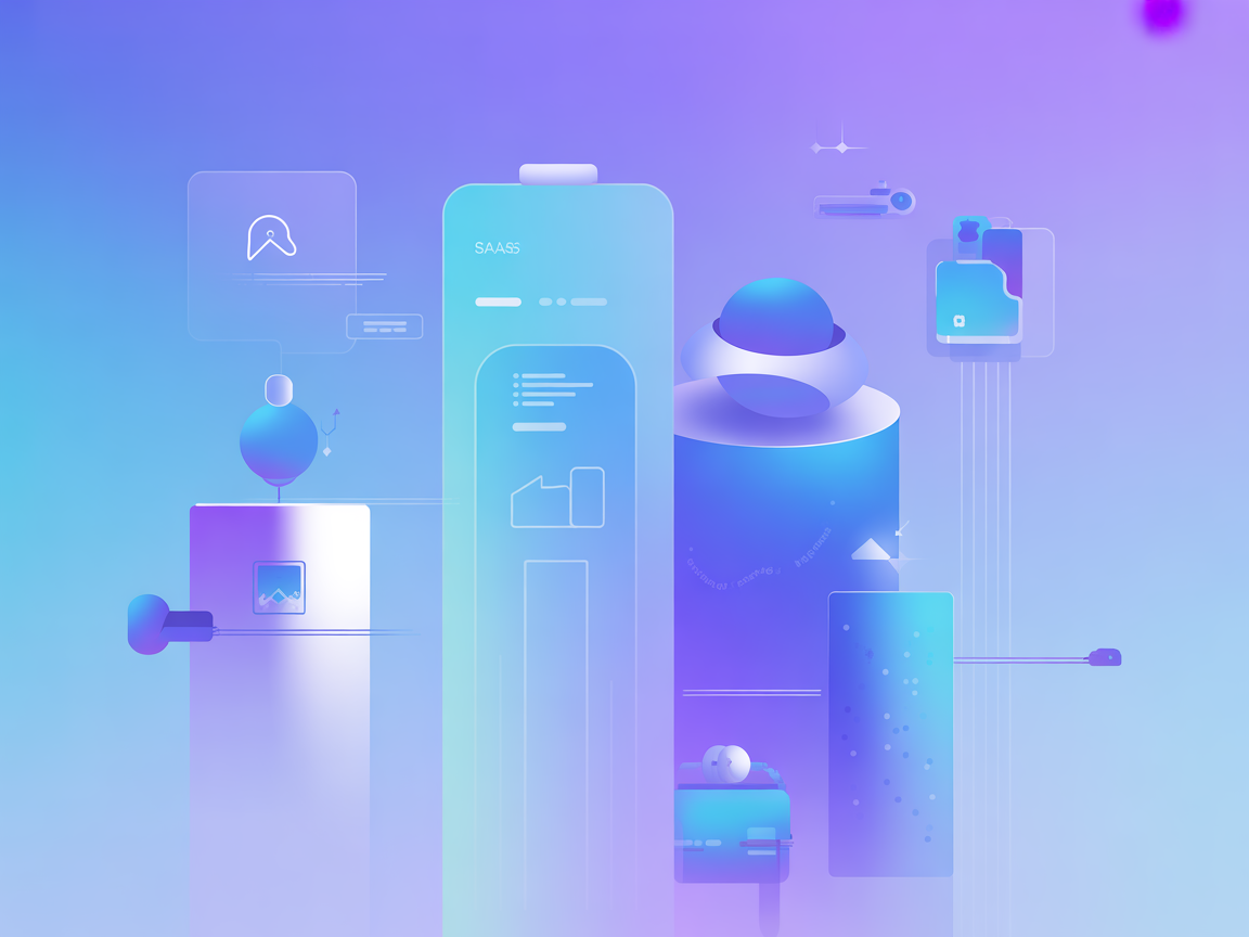 Minimalist vector showing workflow automation