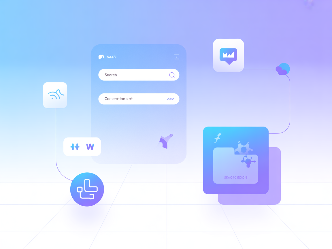 Minimalist illustration of secure API and server connection