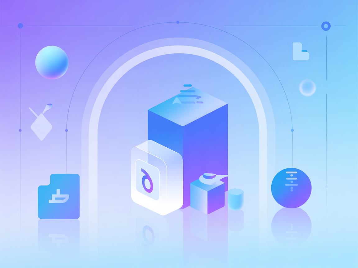 Minimalistische iconen die veilige instellingen en configuratieflexibiliteit tonen