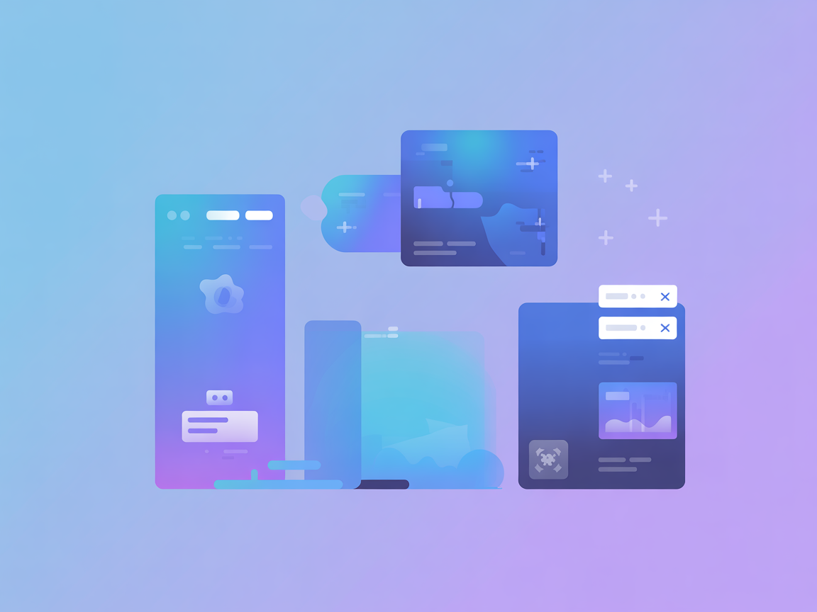 Ilustración vectorial minimalista SaaS para integración de Splunk MCP Server