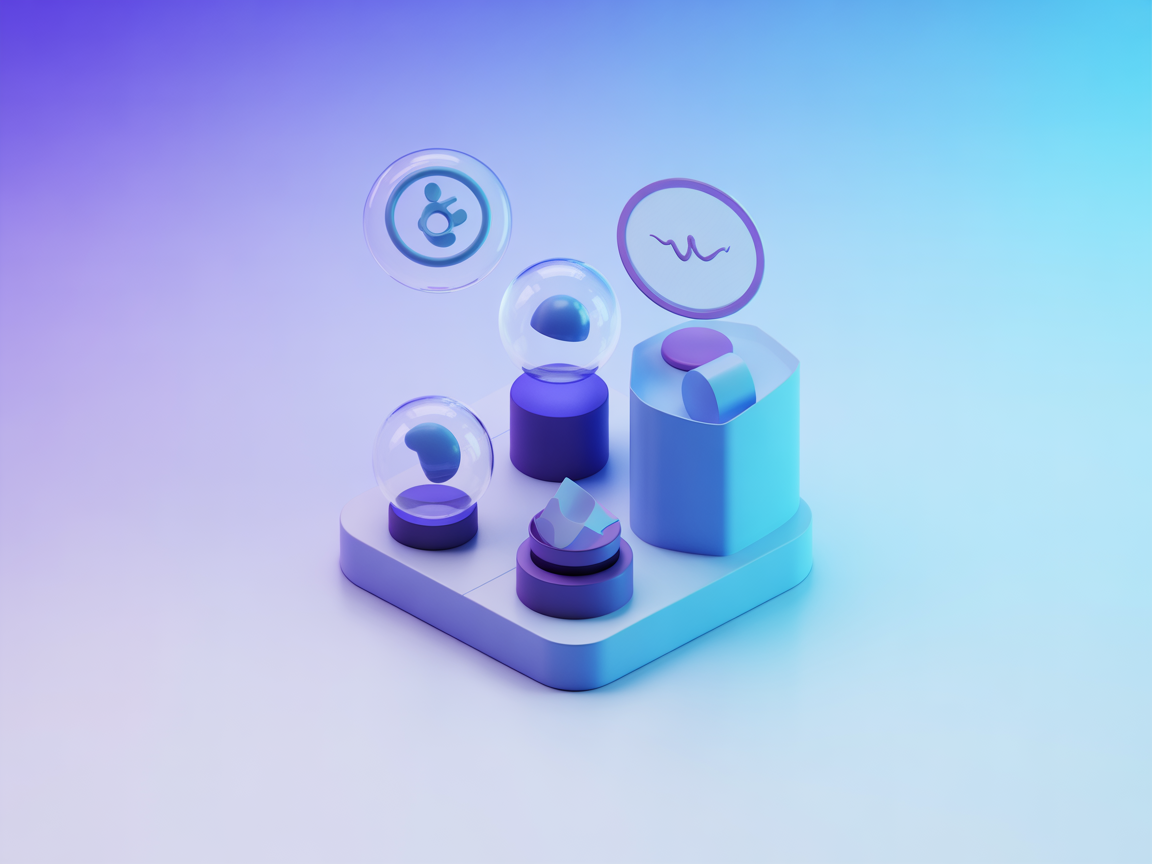 Minimalistická SaaS ilustrace reprezentující web scraping a AI automatizaci