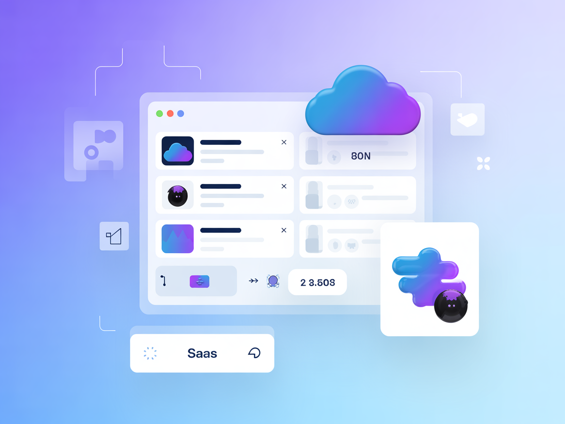 Minimalistisch ophalen van animatiedetails en clouddata visual
