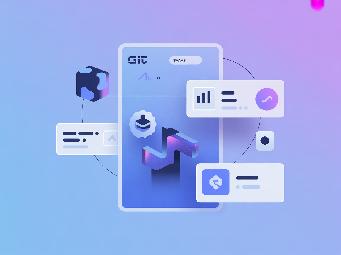 Minimalist illustration of git automation tools