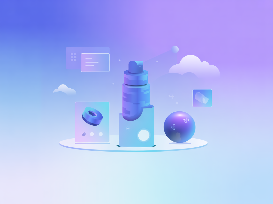 Minimalist vector illustration representing Kubernetes observability and AI integration