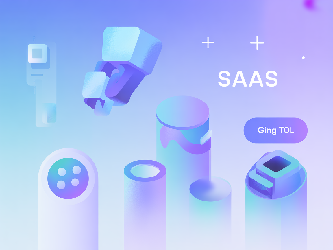 Vektorová minimalistická SaaS ilustrácia reprezentujúca bezpečné decentralizované úložisko