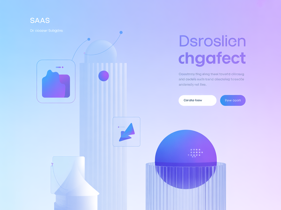 Minimalistische SaaS-illustratie van flexibele configuratie