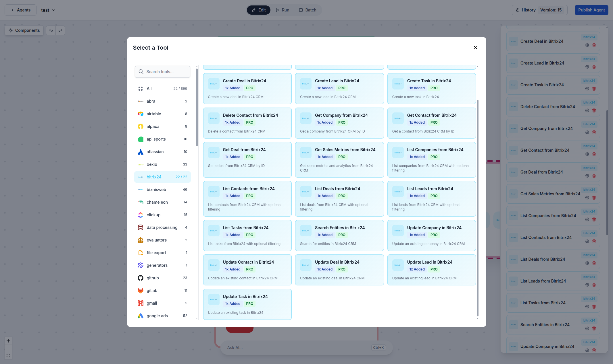 Bitrix24 lead and deal management automation with FlowHunt