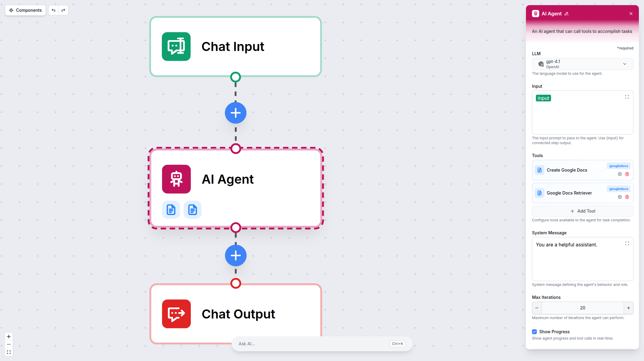 FlowHunt Google Docs integration setup