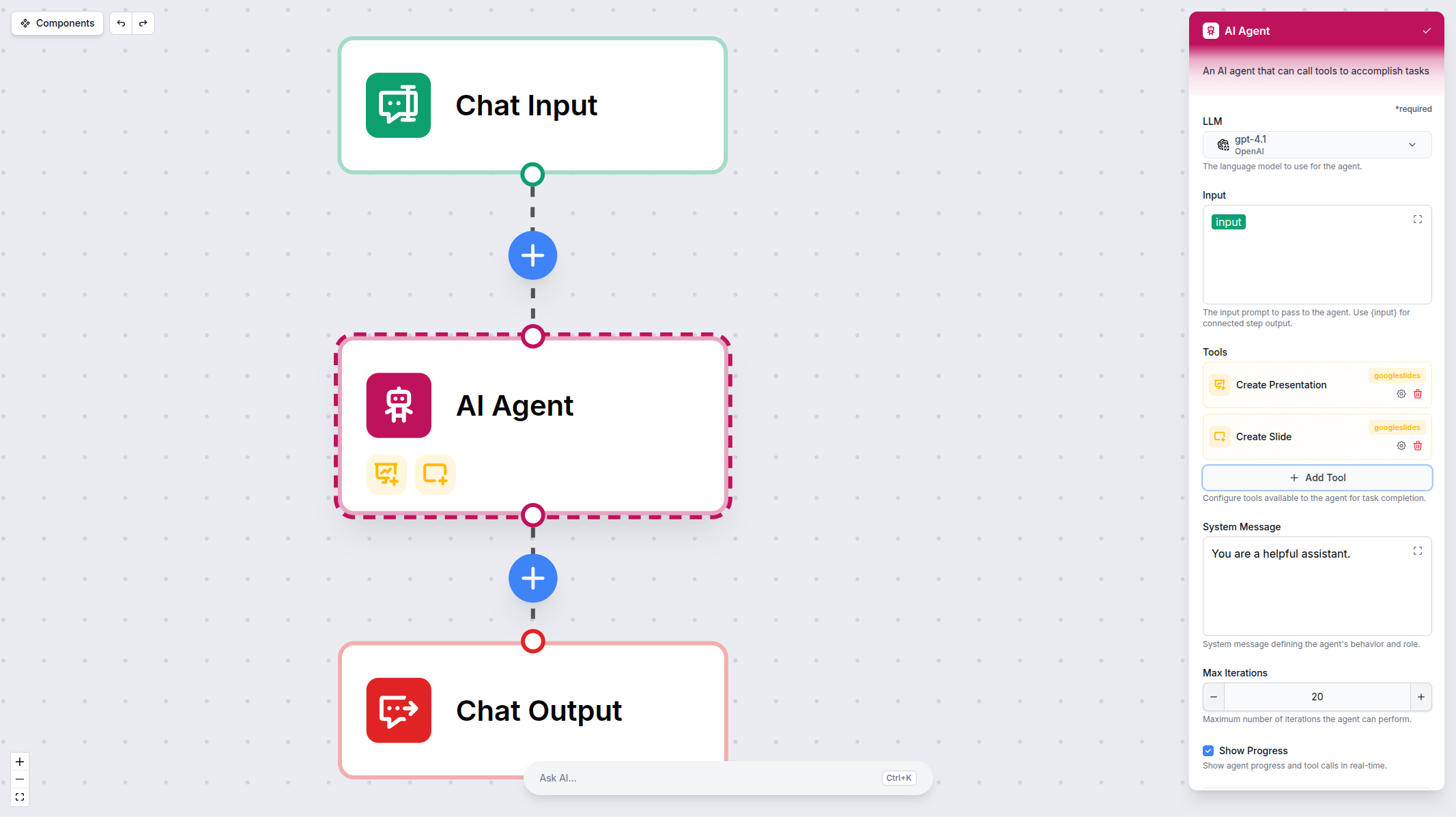FlowHunt Google Slides integration setup