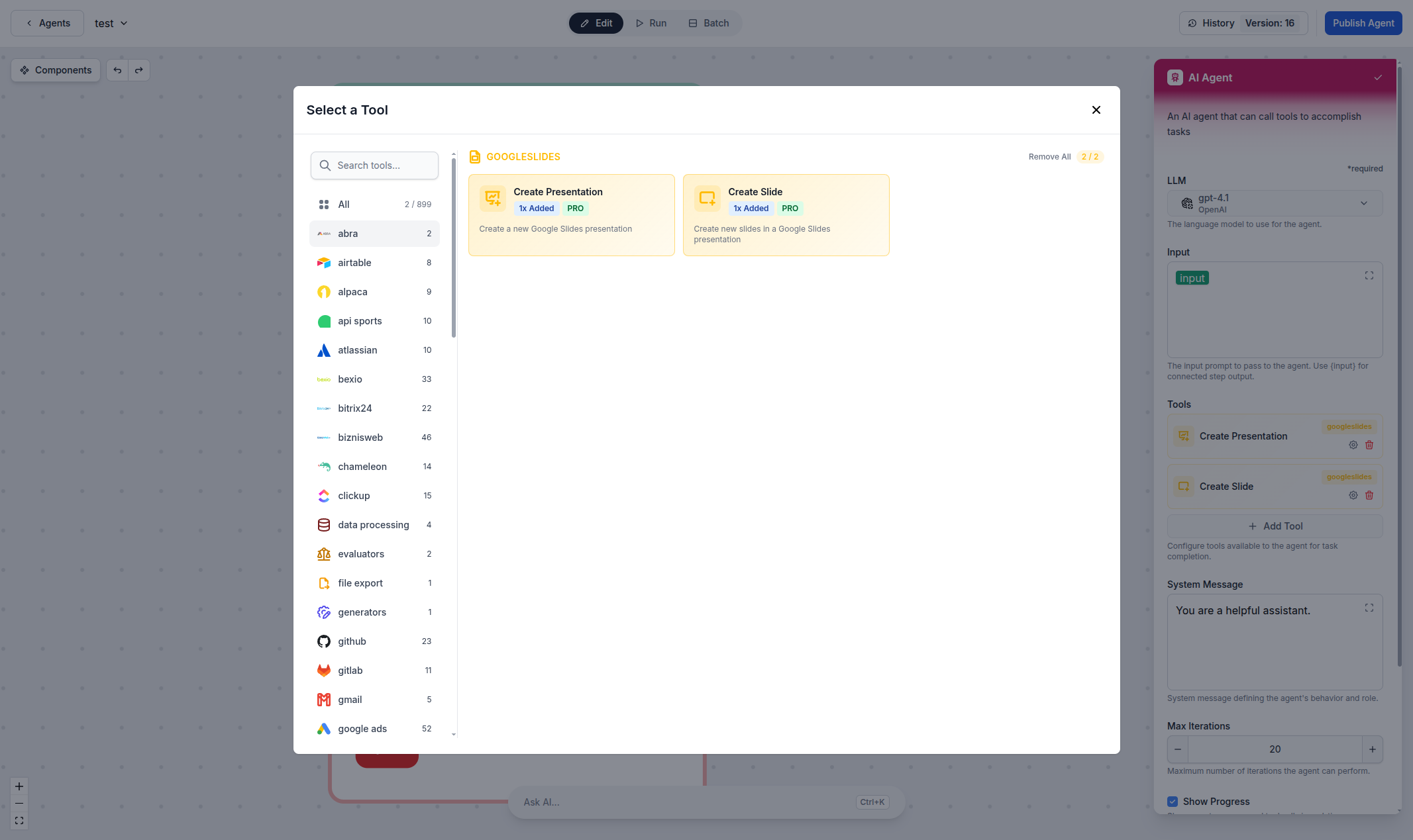 Google Slides presentation automation with FlowHunt