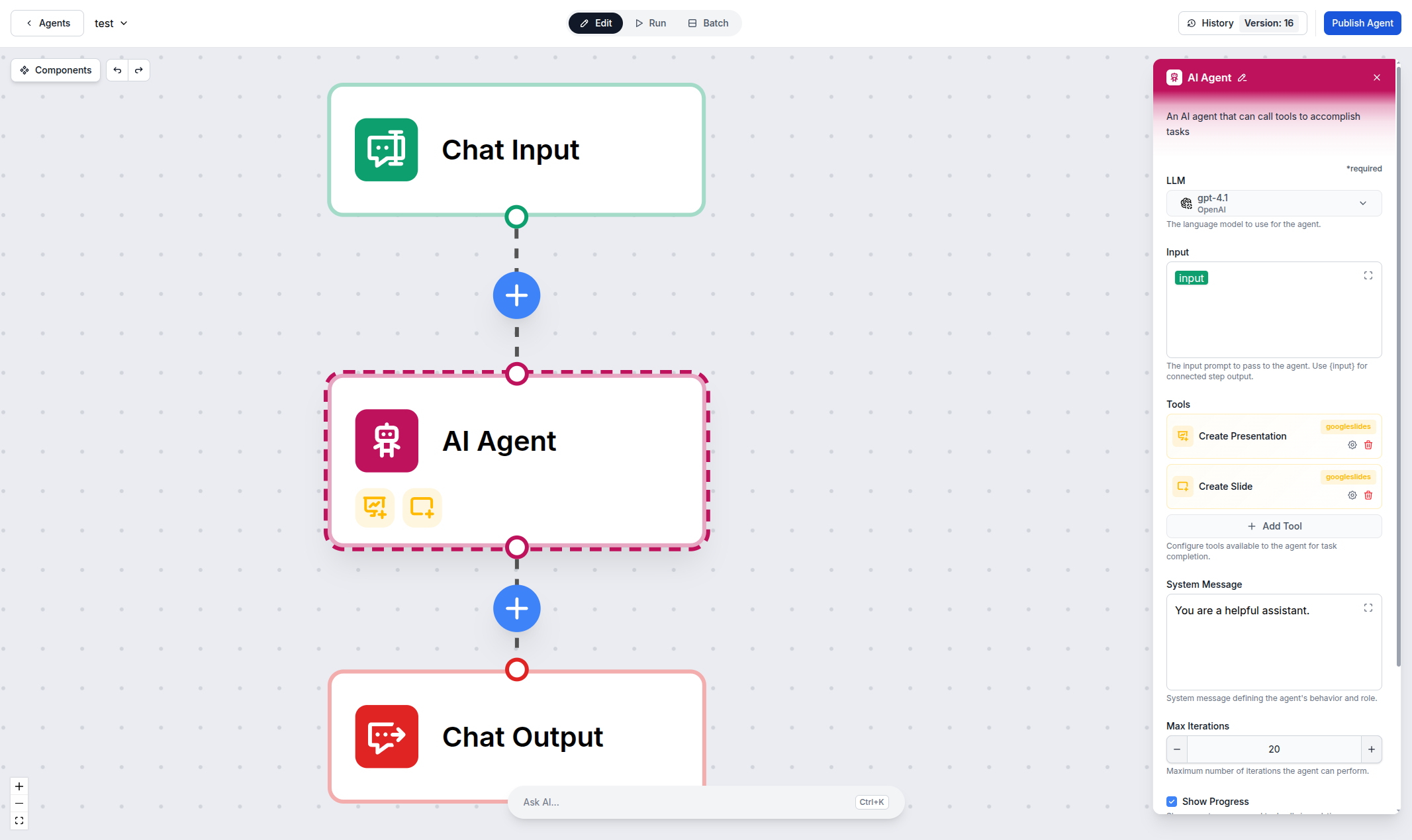 Google Slides AI-powered deck creation with FlowHunt