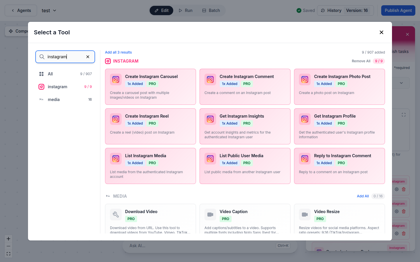 Instagram content publishing automation with FlowHunt