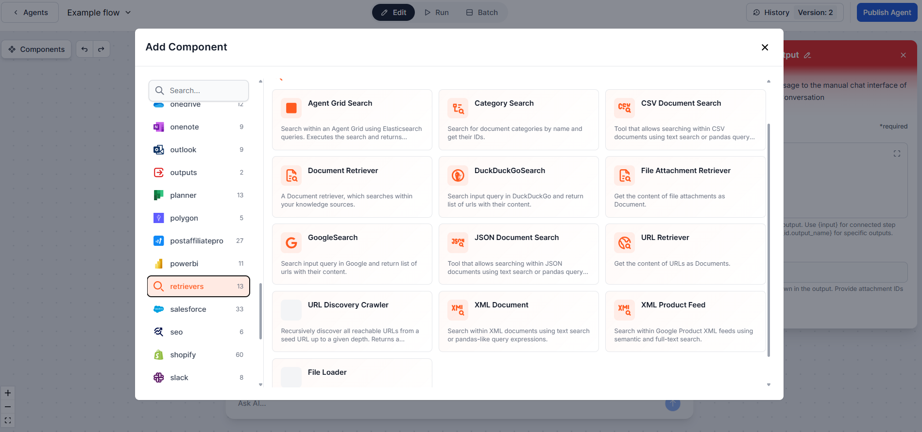 Retriever components