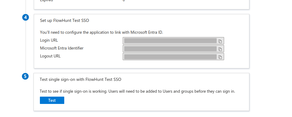 FlowHunt SSO Settings