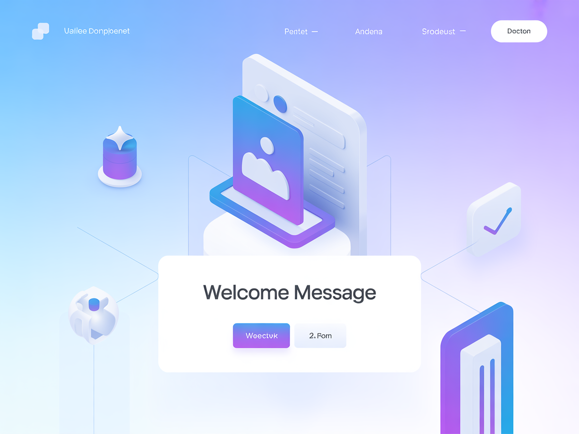 Nastavení uvítacích zpráv pro váš chatbot