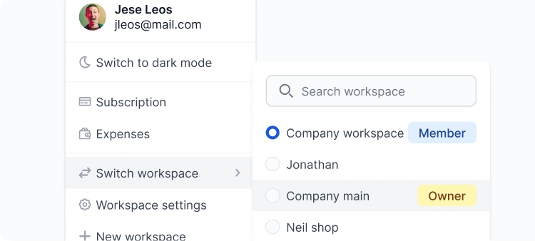 FlowHunt's My Workspace overview