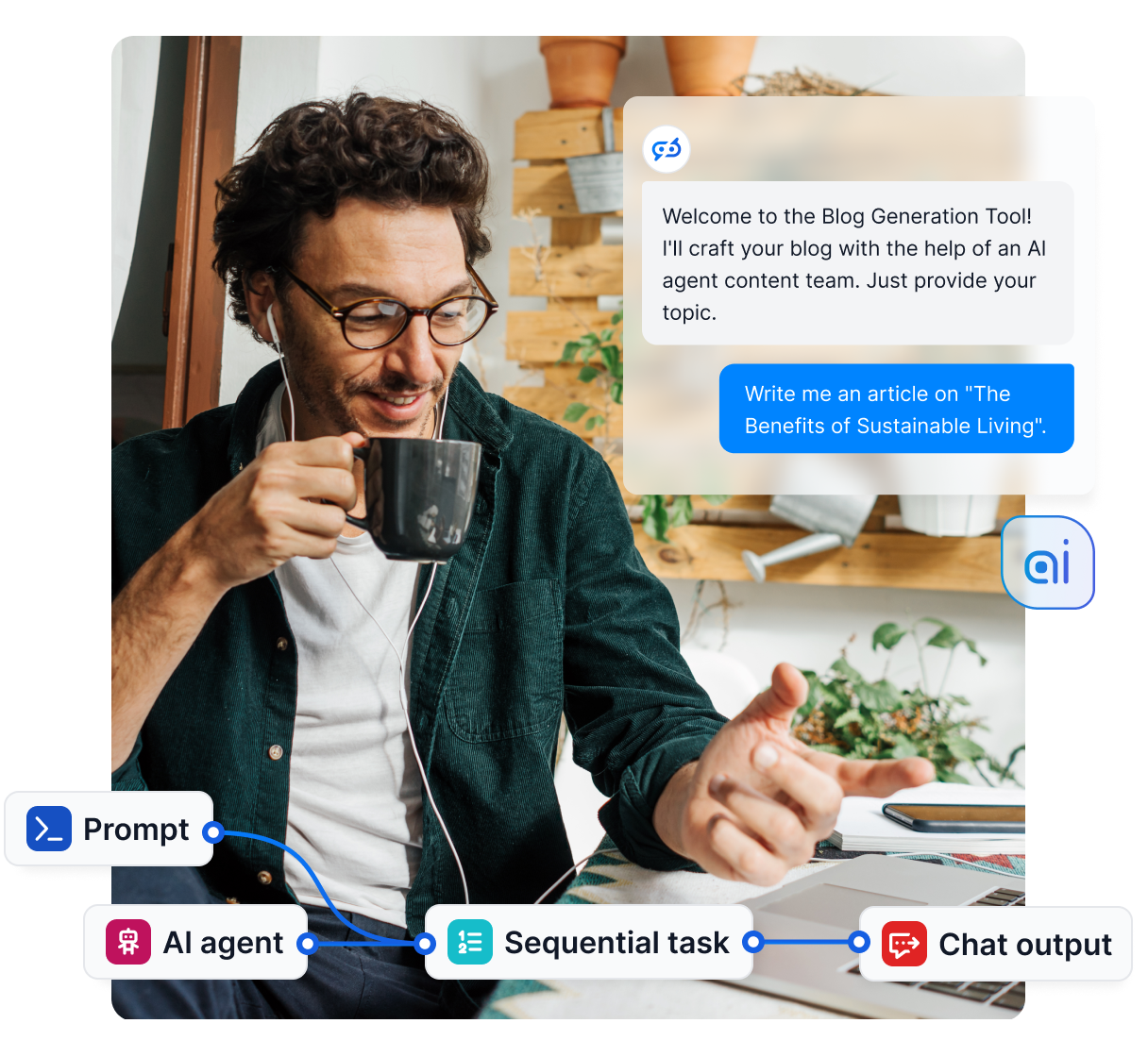 Chatbot con IA y asistente virtual para atención al cliente