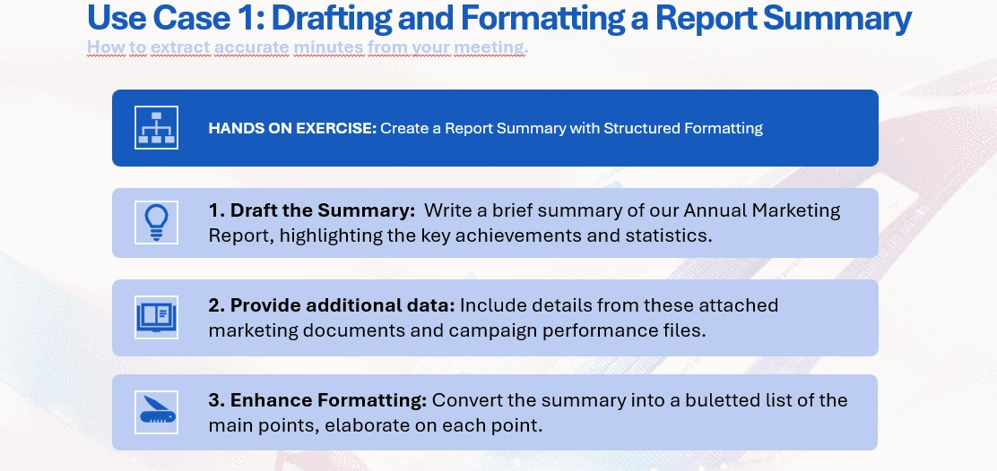 Utiliser Copilot dans Word pour travailler avec des rapports