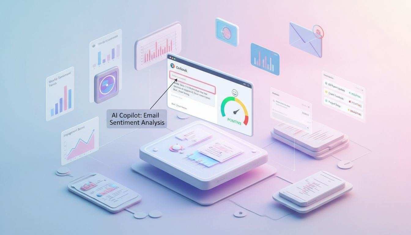 Copilot i Outlook Användningsfall: Känsla, Ton och Förbättring av E-post