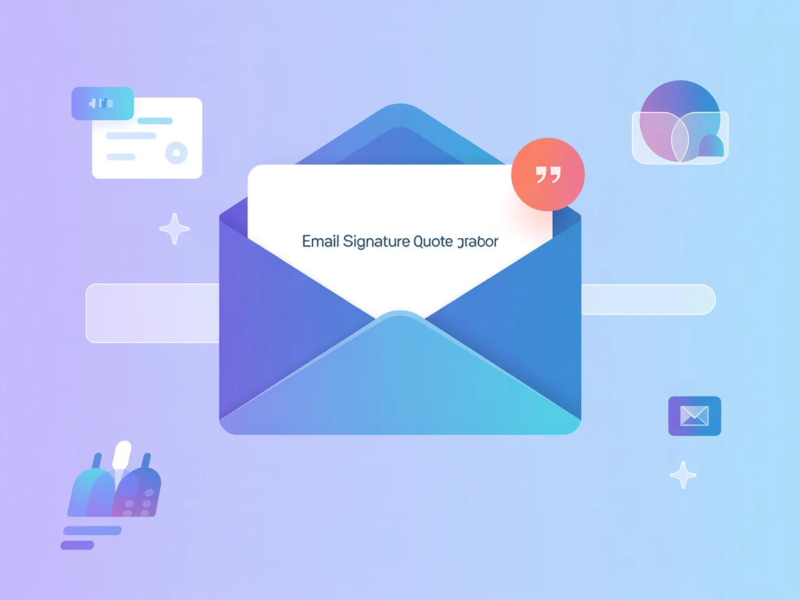 AI E-mail Signatur Citat Generator