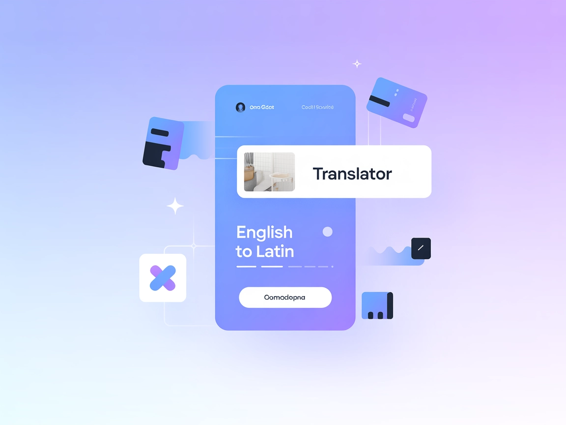Traducteur IA de l'anglais vers le latin