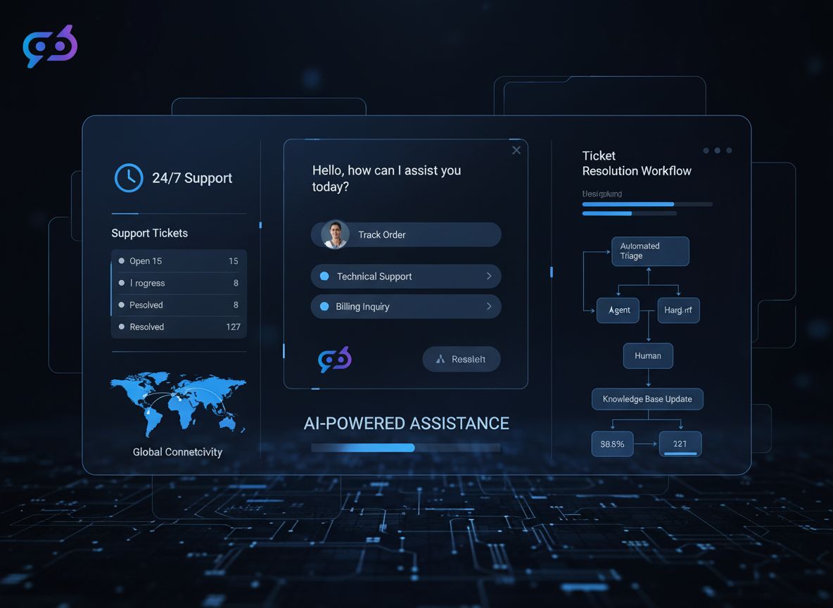 AI-drevet 24/7 kundeservice: Forvandler løsningen af supporthenvendelser