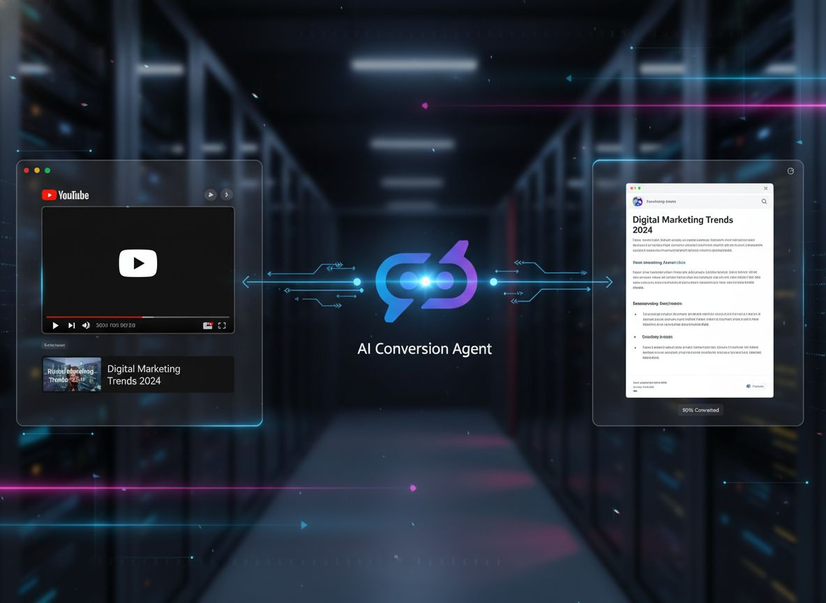 Muunna YouTube-videot blogeiksi tekoälyautomaation avulla