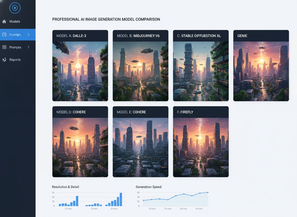 AI-billedgenereringsmodeller sammenlignet: Qwen, GPT-4 Vision, Seadream, Nano Banana