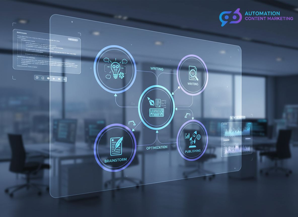 Hoe automatiseer je contentmarketing van brainstorm tot publicatie met AI