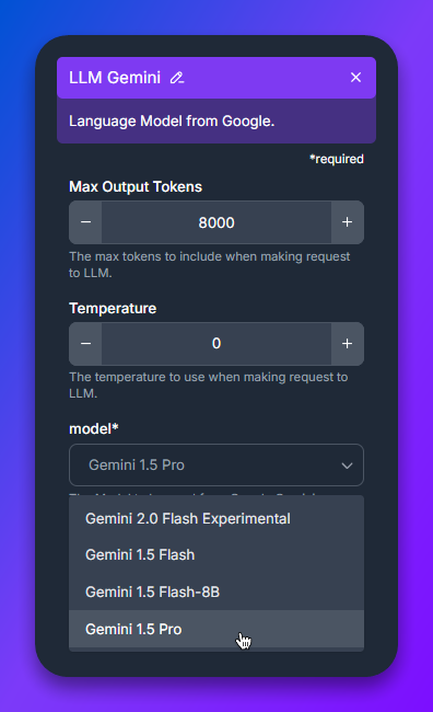 Komponent LLM OpenAI