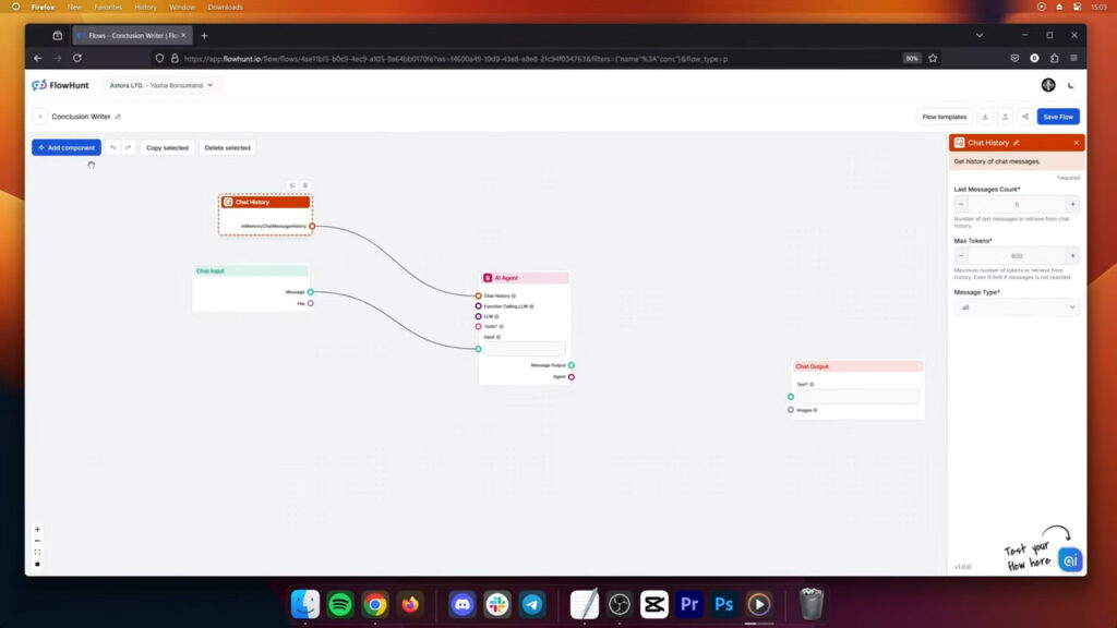 Adding essential components to the AI Conclusion Generator