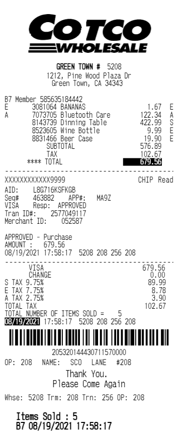 Upload receipt image in FlowHunt OCR