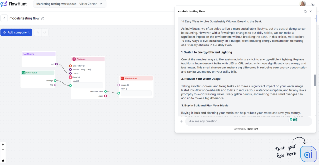 Llama Content Writing Test Output