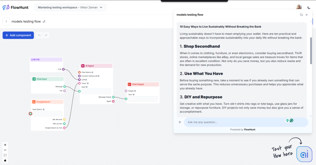 xAI Grok Content Writing Test Output