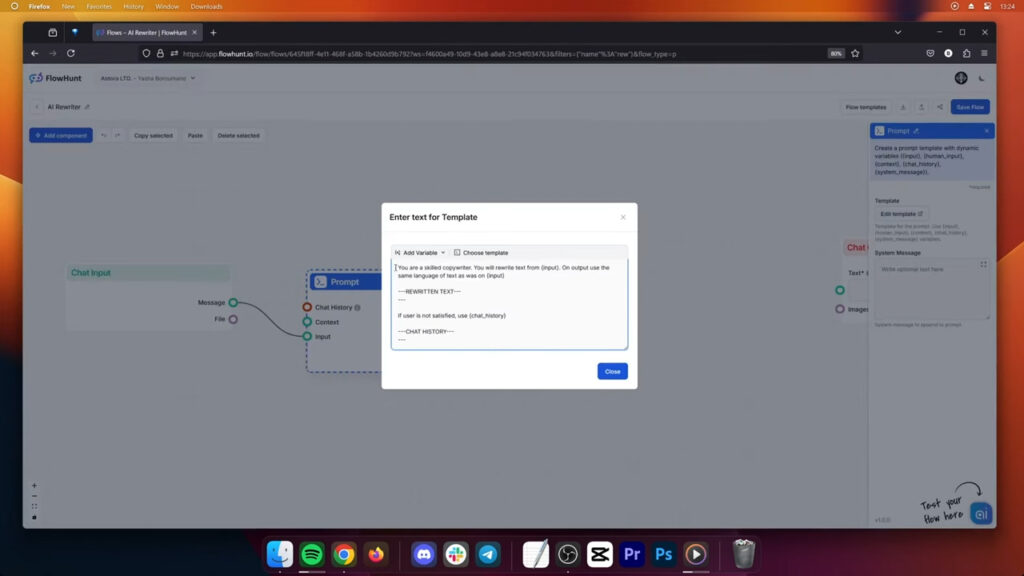 AI Text Rewriter Prompt