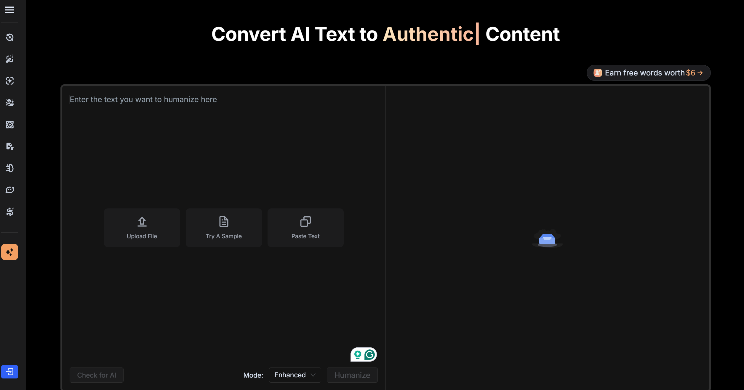 BypassGPT homepage