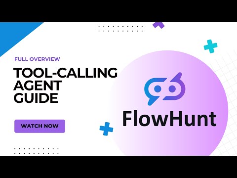 Youtube video: AI agents and tools overview FlowHunt