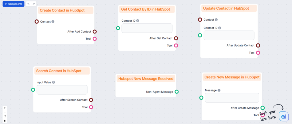 HubSpot Integration Components